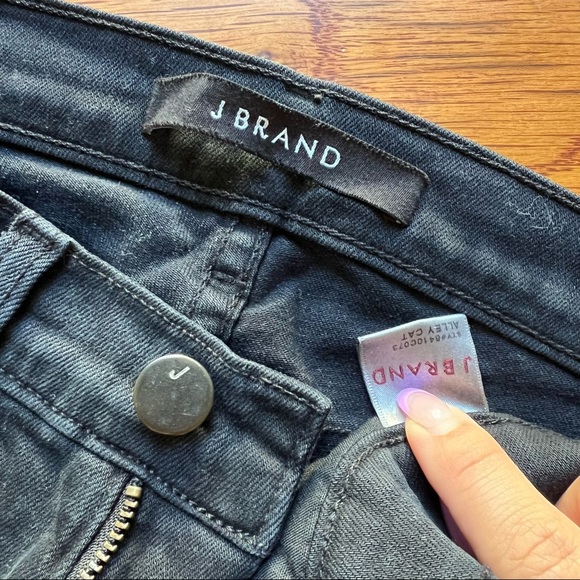 J Brand Black Side Zip Skinny Jeans - Picture 4 of 4